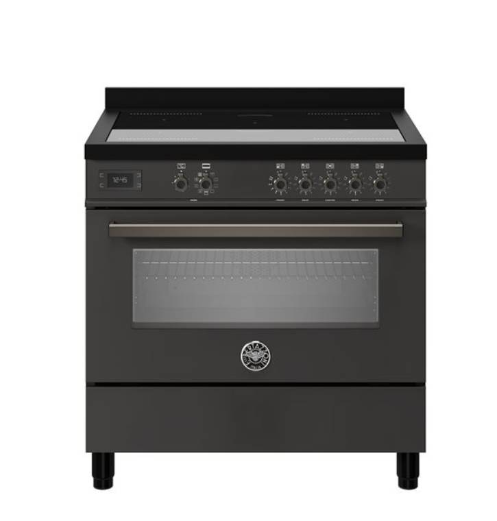 90 cm cooker with induction top and electric oven Salone del Mobile